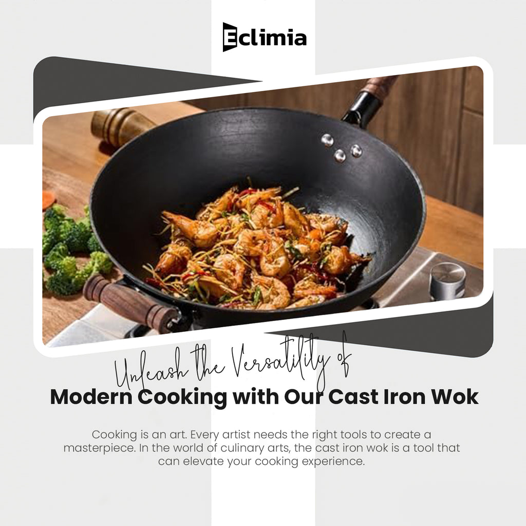 Unleash the Versatility of Modern Cooking with Our Cast Iron Wok