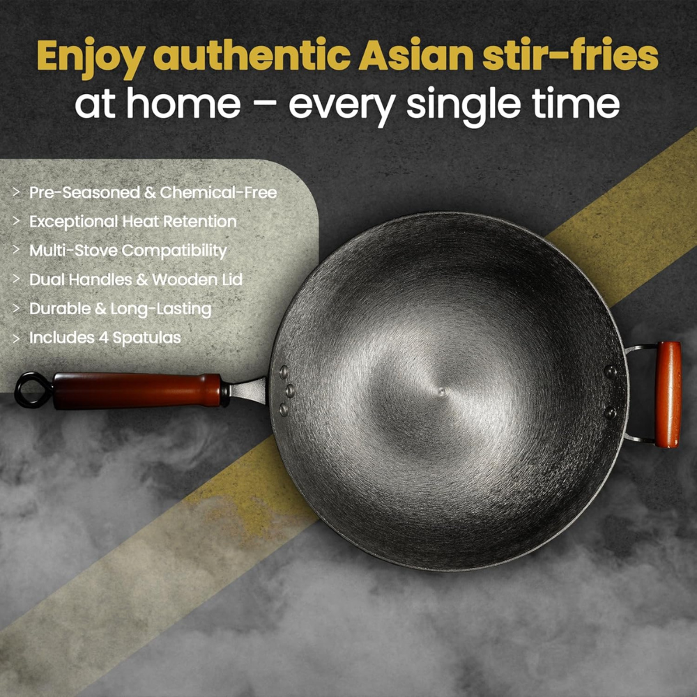 Eclimia Cast Iron Wok